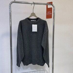 alexander wang full crystal embellished sweater